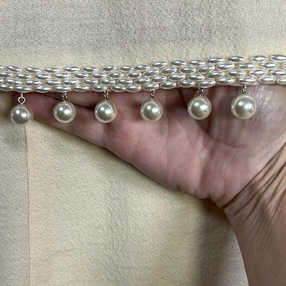 Adrienne Vittadini Womens SZ 8 Vintage Beaded Dress ***NEEDS TLC*** Jackie Kenne - Picture 6 of 11